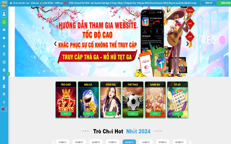 Nhà cái 99ok com - Trải nghiệm cá cược siêu đỉnh luôn